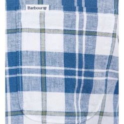 Wholesale 💯 Barbour Thorpe Tailored Long Sleeve 👚 Shirt In Mid Blue 👍 -Industrie Shop unnamed file 2394