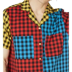 Best Pirce ⭐ Dangerfield Festive Gingham Short Sleeve 👕 Shirt Multi 🤩 -Industrie Shop unnamed file 240