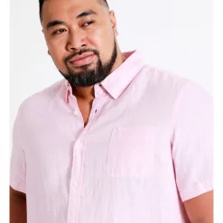 Promo 🎁 Reserve Bodega Linen 👚 Shirt Pink 🛒 -Industrie Shop unnamed file 242