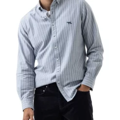 Wholesale β Rodd & Gunn Oxford Stripe 3 Long Sleeve Sports Fit π Shirt Arctic π