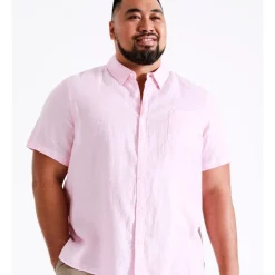 Promo 🎁 Reserve Bodega Linen 👚 Shirt Pink 🛒 -Industrie Shop unnamed file 245