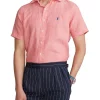 Promo ⌛ Polo Ralph Lauren Classic Fit Linen 👚 Shirt 🎁