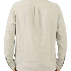 Discount 🧨 Mr Simple Linen Long Sleeve 👕 Shirt Brown ✔️ -Industrie Shop unnamed file 2570