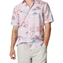Best deal 🛒 Rodd & Gunn Brash Short Sleeve 👕 Shirt In Pacific Coral 🔥
