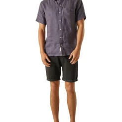 Top 10 👏 Article One Nero Linen Short Sleeve 👕 Shirt In Marine 😉 -Industrie Shop unnamed file 282