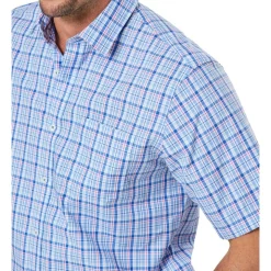 Flash Sale β€οΈ Gazman Easy Care Check Short Sleeve π Shirt In Blue π₯° 8 Flash Sale β€οΈ Gazman Easy Care Check Short Sleeve π Shirt In Blue π₯° -Industrie Shop unnamed file 303