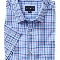 Flash Sale β€οΈ Gazman Easy Care Check Short Sleeve π Shirt In Blue π₯° 9 Flash Sale β€οΈ Gazman Easy Care Check Short Sleeve π Shirt In Blue π₯° -Industrie Shop unnamed file 304