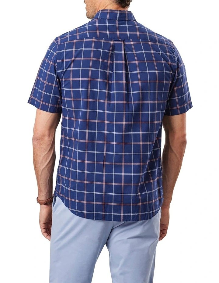 Promo π Gazman Casual Madras Check Short Sleeve π Shirt In Navy π― 4 Promo π Gazman Casual Madras Check Short Sleeve π Shirt In Navy π― - Image 2