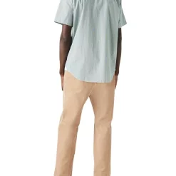 Best Pirce ???? Lacoste Short Sleeve Gingham Poplin ???? Shirt In White/Green ???? -Industrie Shop unnamed file 337