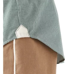 Best Pirce ???? Lacoste Short Sleeve Gingham Poplin ???? Shirt In White/Green ???? -Industrie Shop unnamed file 341