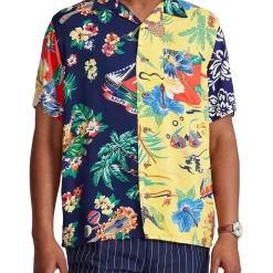 Brand new π Polo Ralph Lauren Classic Fit Tropical Patchwork π Shirt β€οΈ