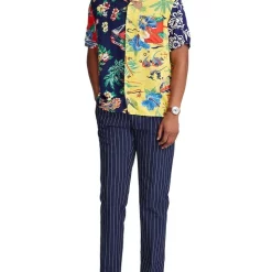 Brand new 👍 Polo Ralph Lauren Classic Fit Tropical Patchwork 👚 Shirt ❤️ -Industrie Shop unnamed file 384
