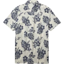 Wholesale 🎁 American Eagle Tropical Button-Up Resort 👕 Shirt In White/Blue ✔️ -Industrie Shop unnamed file 398