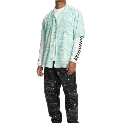 Best deal 🎉 Quiksilver X Stranger Things The Argyle Short Sleeve 👕 Shirt In Multi Print 🧨 -Industrie Shop unnamed file 421