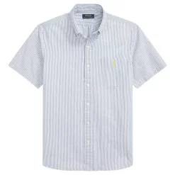 Cheapest ⭐ Polo Ralph Lauren RL Prepster Classic Fit Seersucker 👕 Shirt In Blue 🥰 -Industrie Shop unnamed file 439