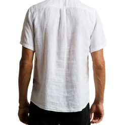 Best deal ❤️ Mr Simple Linen Short Sleeve 👚 Shirt White 🎉 -Industrie Shop unnamed file 45