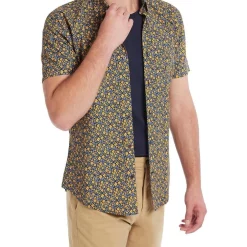 Best Pirce 💯 Marcs Suffolk Short Sleeve 👕 Shirt Yellow 😍