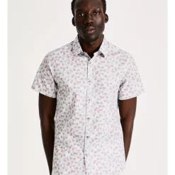 Best reviews of ⭐ Blaq Ruben Geo Print Slim 👕 Shirt In Blue 💯