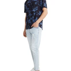 Coupon ⌛ Yd. Romantik Floral Viscose 👕 Shirt Navy ⌛ -Industrie Shop unnamed file 500