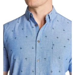 Discount 🎉 Johnny Bigg The Brushstroke Print 👚 Shirt Blue 🧨 -Industrie Shop unnamed file 521