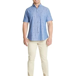 Discount 🎉 Johnny Bigg The Brushstroke Print 👚 Shirt Blue 🧨 -Industrie Shop unnamed file 522