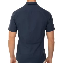 Best deal ❤️ Aquila Apparel Short Sleeve Navy Merritt 👕 Shirt 👏 -Industrie Shop unnamed file 530