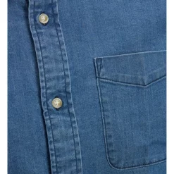 Best Sale 🌟 Jack & Jones Brook Denim Long Sleeve 👕 Shirt In Medium Blue 😉 -Industrie Shop unnamed file 559