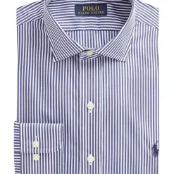 Budget 𧨠Polo Ralph Lauren Slim Fit Striped Poplin π Shirt π§¨