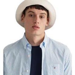 Discount 🌟 Gant The Broadcloth Gingham Short Sleeve 👚 Shirt In Blue 🥰 -Industrie Shop unnamed file 59