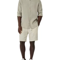 Top 10 🎁 Industrie The Tennyson Linen 👕 Shirt In Light Army 🔔 -Industrie Shop unnamed file 598