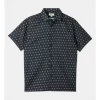 Buy 💯 Blaq Gilbert Geo Print Short Sleeve Linen Blend 👚 Shirt In Navy ✔️ -Industrie Shop unnamed file 6