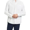Outlet 🛒 Jack & Jones Oxford Long Sleeve 👕 Shirt In White ❤️