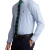 Cheap 🔔 Polo Ralph Lauren Slim Fit Striped Stretch Poplin 👚 Shirt In Blue 👏 -Industrie Shop unnamed file 686