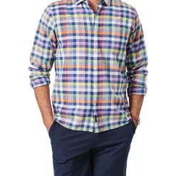 Best Pirce 💯 Gazman Casual Long Sleeve 👕 Shirt In Multi Check ⌛