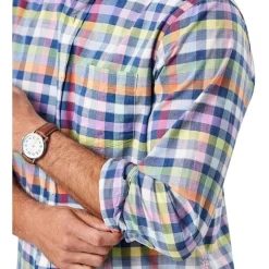 Best Pirce 💯 Gazman Casual Long Sleeve 👕 Shirt In Multi Check ⌛ -Industrie Shop unnamed file 702