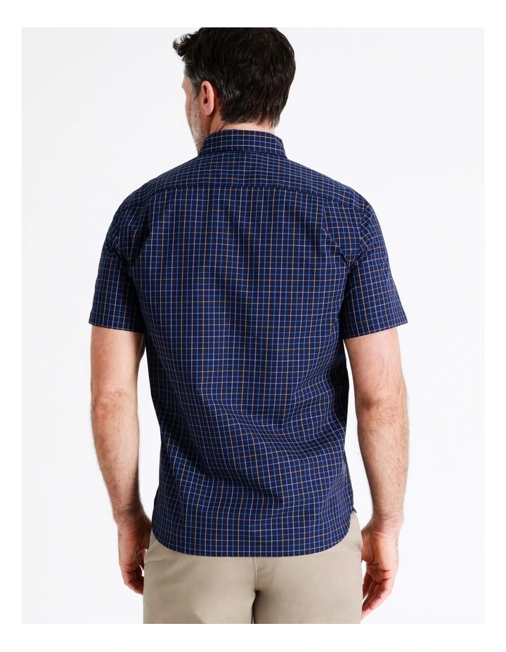 Brand new β Reserve Ashby Check Short Sleeve π Shirt In Navy π 9 Brand new β Reserve Ashby Check Short Sleeve π Shirt In Navy π - Image 7