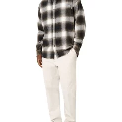 Top 10 🛒 Industrie The Woodrow Long 👕 Shirt In Charcoal/Off White 🛒 -Industrie Shop unnamed file 710