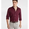 Best deal 💯 Yd. West Hampton Pure Linen 👚 Shirt Burgundy 🧨 -Industrie Shop unnamed file 725