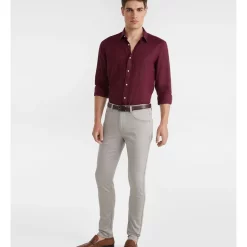 Best deal 💯 Yd. West Hampton Pure Linen 👚 Shirt Burgundy 🧨 -Industrie Shop unnamed file 729
