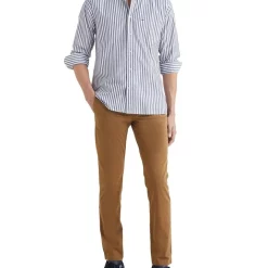 Discount 🌟 Tommy Hilfiger Tencel Bold Stripe Long Sleeve 👚 Shirt In Dark Navy/White ⭐ -Industrie Shop unnamed file 738