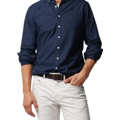 Buy ⭐ Rodd & Gunn Gunn Oxford Sports Fit 👕 Shirt Navy 😉