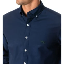 Buy ⭐ Rodd & Gunn Gunn Oxford Sports Fit 👕 Shirt Navy 😉 -Industrie Shop unnamed file 757