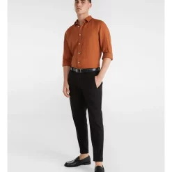 Outlet 🌟 Yd. West Hampton Pure Linen 👚 Shirt In Biscuit 🔥 -Industrie Shop unnamed file 775