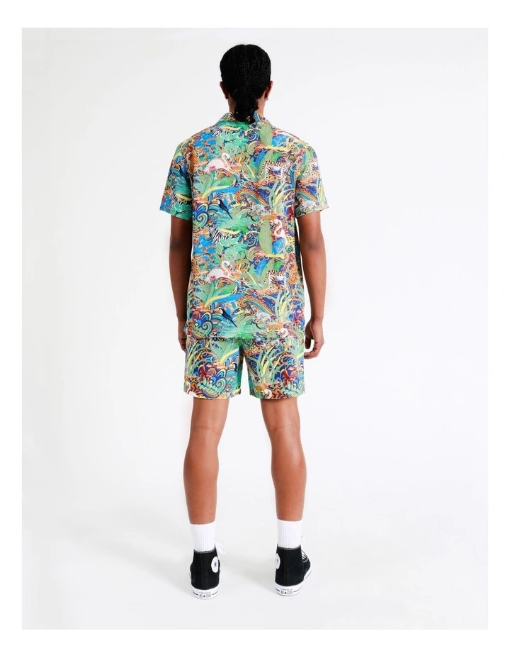 Hot Sale π Kenji Desert Safari Print Short Sleeve Rayon π Shirt In Multi π 9 Hot Sale π Kenji Desert Safari Print Short Sleeve Rayon π Shirt In Multi π - Image 7