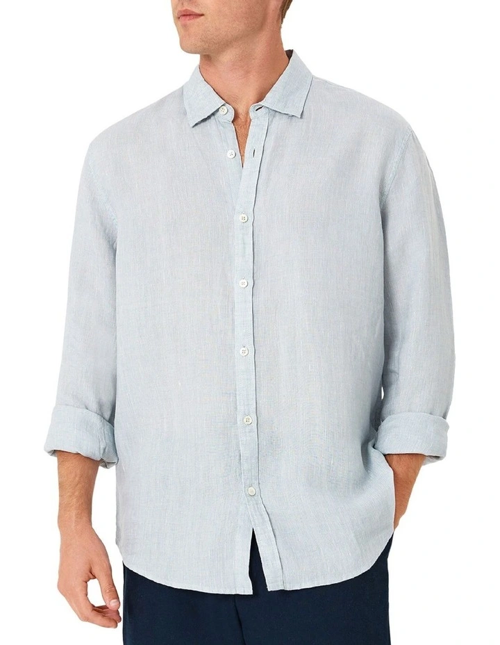 Budget π Industrie The Somersby Linen π Shirt In Light Blue π 3 Budget π Industrie The Somersby Linen π Shirt In Light Blue π