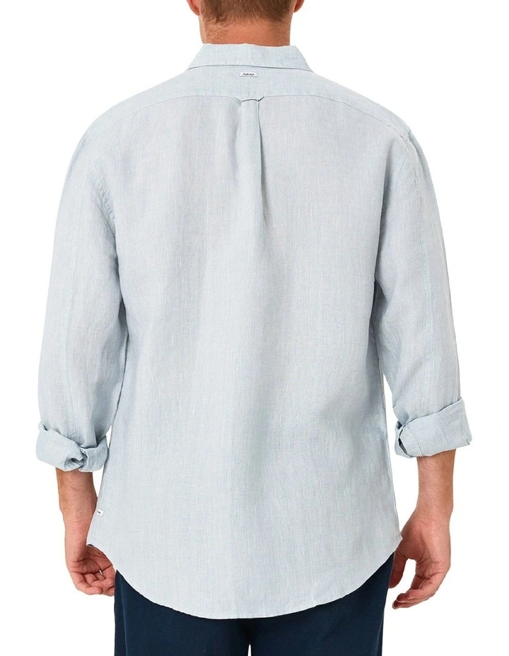 Budget π Industrie The Somersby Linen π Shirt In Light Blue π 4 Budget π Industrie The Somersby Linen π Shirt In Light Blue π - Image 2