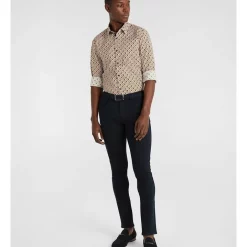 Wholesale 🎉 Yd. Dominic Slim Print 👚 Shirt In White ⌛ -Industrie Shop unnamed file 831