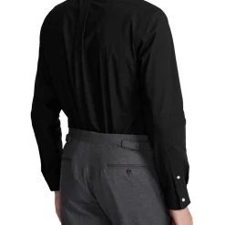 Outlet ✨ Polo Ralph Lauren Slim Fit Stretch Poplin 👚 Shirt In Black ✔️ -Industrie Shop unnamed file 845