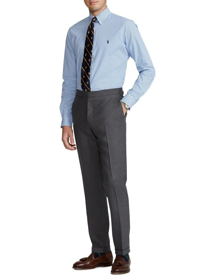 Discount π Polo Ralph Lauren Classic Fit Checked Stretch Poplin π Shirt In Blue π 5 Discount π Polo Ralph Lauren Classic Fit Checked Stretch Poplin π Shirt In Blue π - Image 3