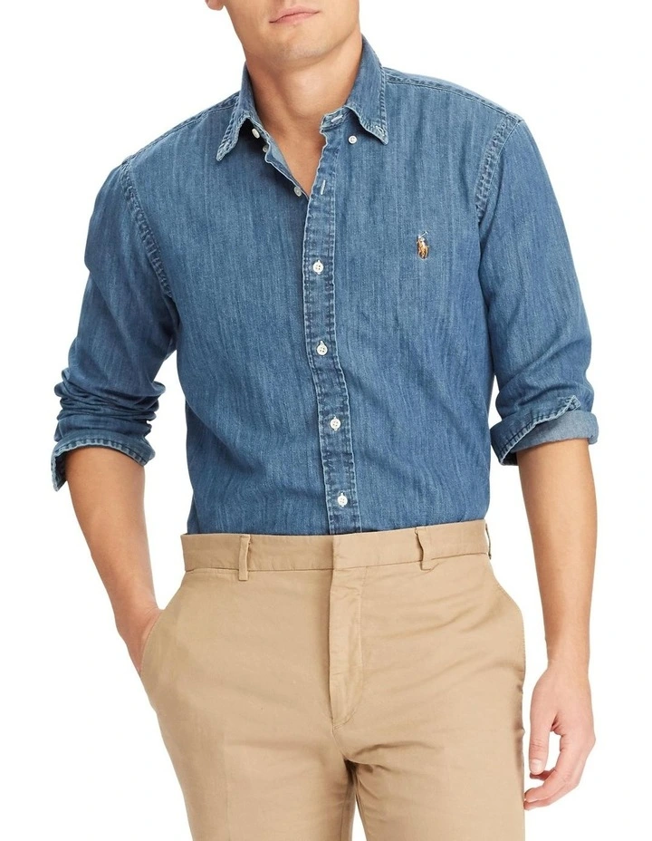 Best Sale π Polo Ralph Lauren Classic Fit Denim π Shirt β 3 Best Sale π Polo Ralph Lauren Classic Fit Denim π Shirt β